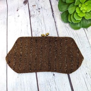 WALBORG Mid Century Vintage Retro Beaded 1950's Era Clutch Purse